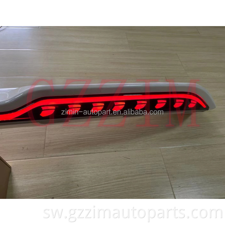 Uuzaji wa Kiwanda Ubora wa Spoiler wa Ubora wa Juu na taa ya kuvunja LED kwa LX570